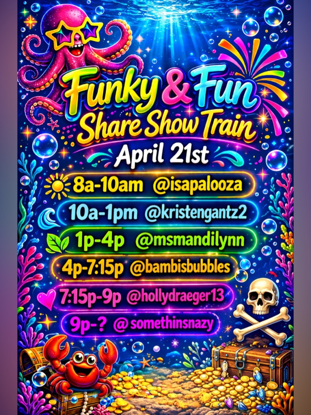 MsMandiLynn is Live Funky & Fun Share Train Tues 8am-11pm EST